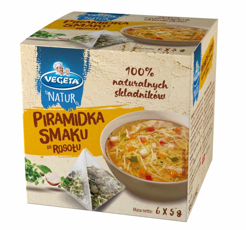 VEGETA NATURAL PIRAMIDKA SMAKU DO ROSOLU 30G\1szt