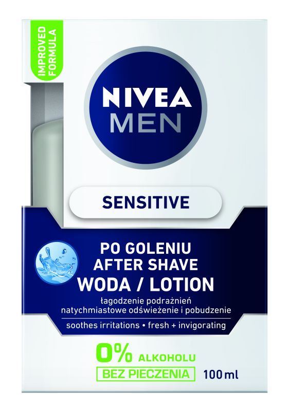 NIVEA WODA PO GOLENIU SENSITIVE 100ML\1szt