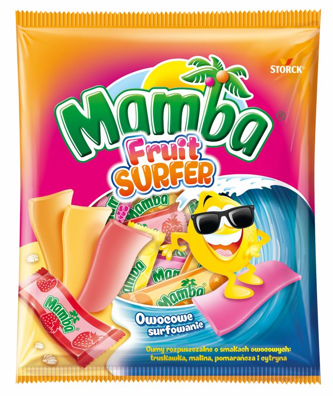 MAMBA GUMA FRUIT SURFER 140G\1szt