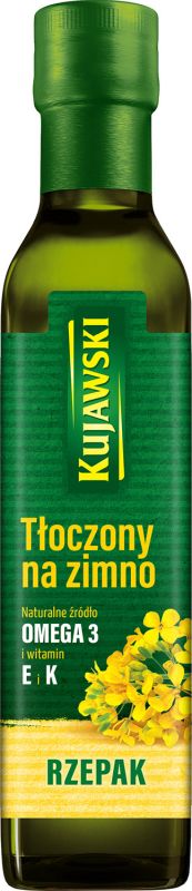 KUJAWSKI OLEJ RZEPAKOWY TLOCZONY NA ZIMNO 250ML\1szt