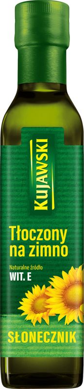 KUJAWSKI OLEJ ZE SLONECZNIKA TLOCZONY NA ZIMNO 250ML\1szt