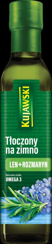 KUJAWSKI OLEJ LNIANY ROZMARYN 250ML\1szt