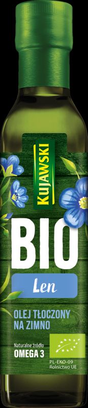 KUJAWSKI OLEJ Z LNU BIO 250ML\1szt