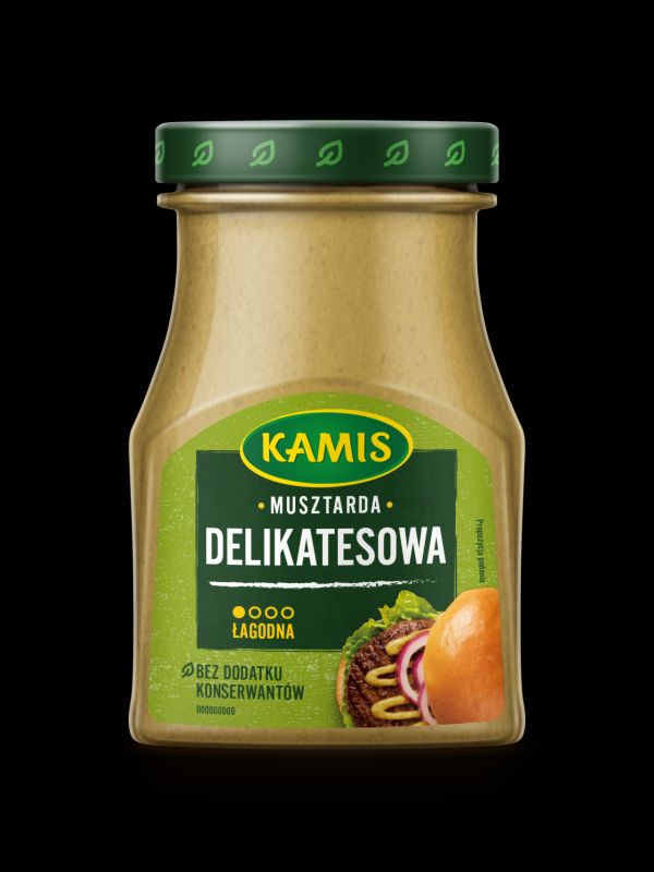 KAMIS MUSZTARDA DELIKATESOWA 185G\1szt