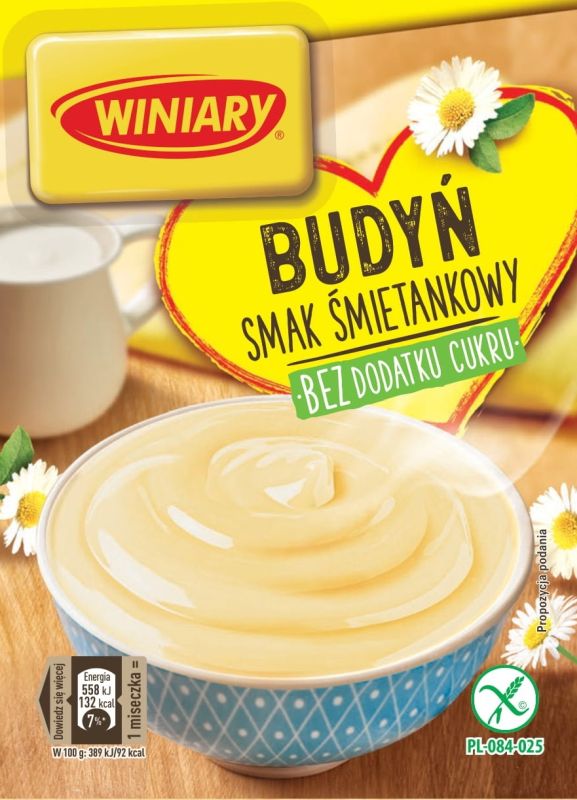 WINIARY BUDYN SMIETANKOWY BEZ CUKRU 35G\1szt