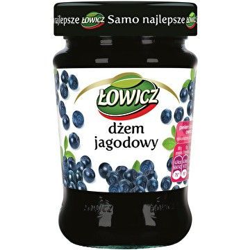 LOWICZ DZEM JAGODOWY NIE SLODZONY  280G\1szt