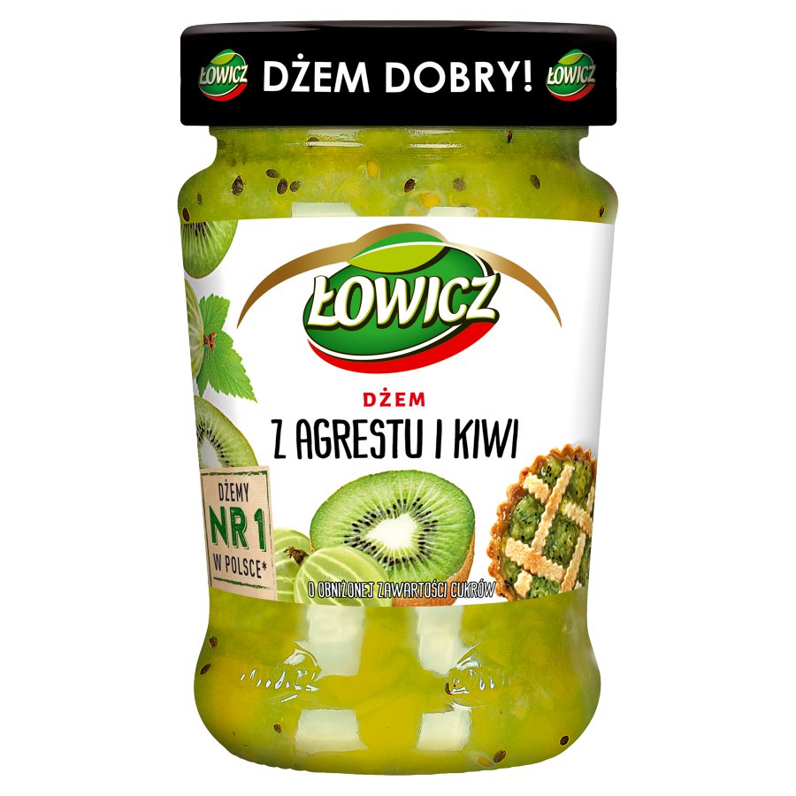 LOWICZ DZEM AGREST KIWI 280G\1szt