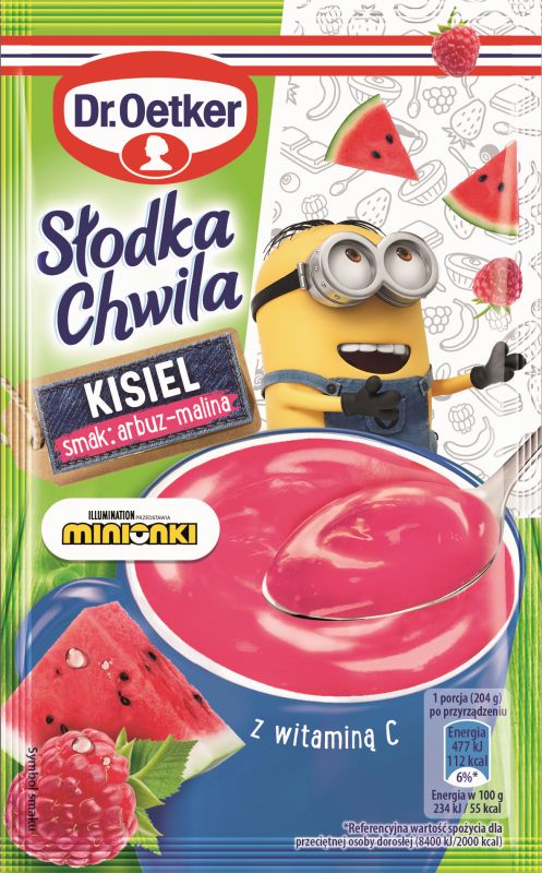 DR OETKER SLODKA CHWILA KISIEL ARBUZ MALINA 29G\1szt