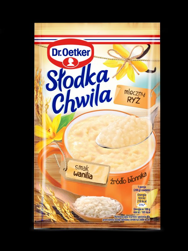 DR OETKER SLODKA CHWILA RYZ WANILIA 58G\1szt