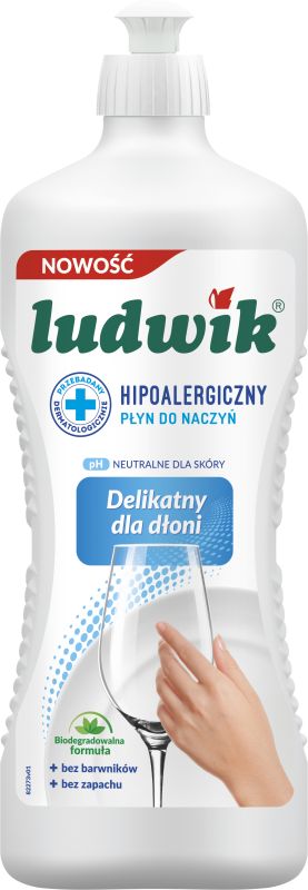 LUDWIK PLYN NACZYN HIPOALERGICZ 900ML\1szt