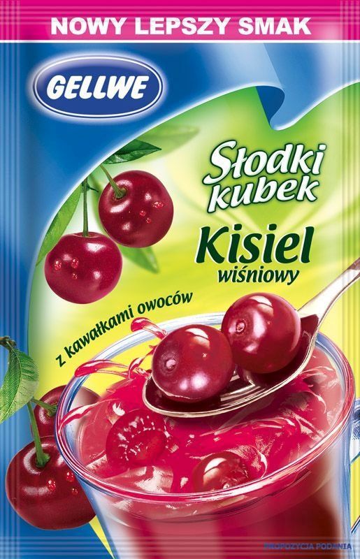 GELLWE KISIEL SLODKI KUBEK WISNIOWY 30G\1szt