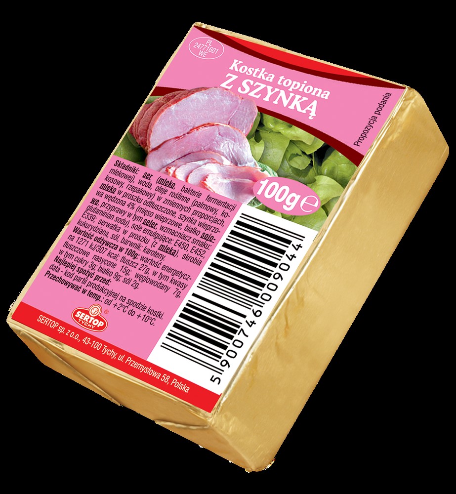 SERTOP KOSTKA SEROPODOBNY Z SZYNKA 100G/1 SZT