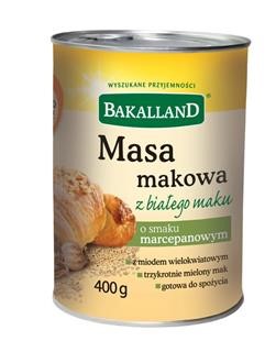 BAKALLAND MASA Z BIALEGO MAKU 400G/6 SZT