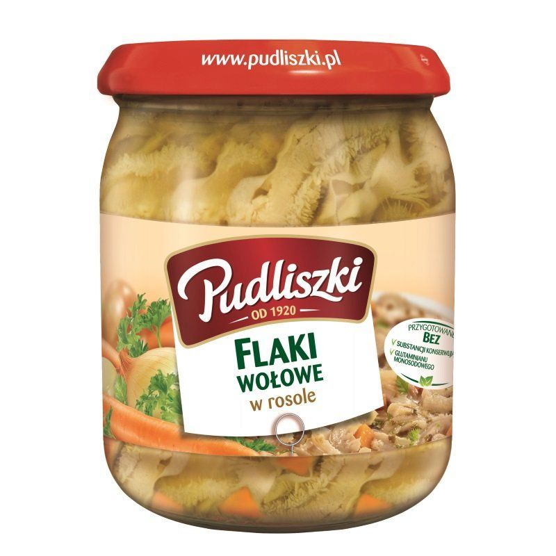 PUDLISZKI FLAKI WOLOWE W ROSOLE 500G\1szt