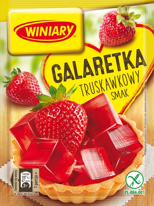 WINIARY GALARETKA TRUSKAWKOWA 71G\22szt