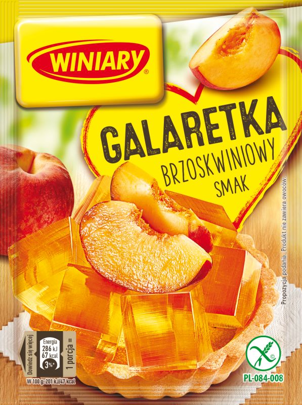 WINIARY GALARETKA BRZOSKWINIOWA 71G\22szt