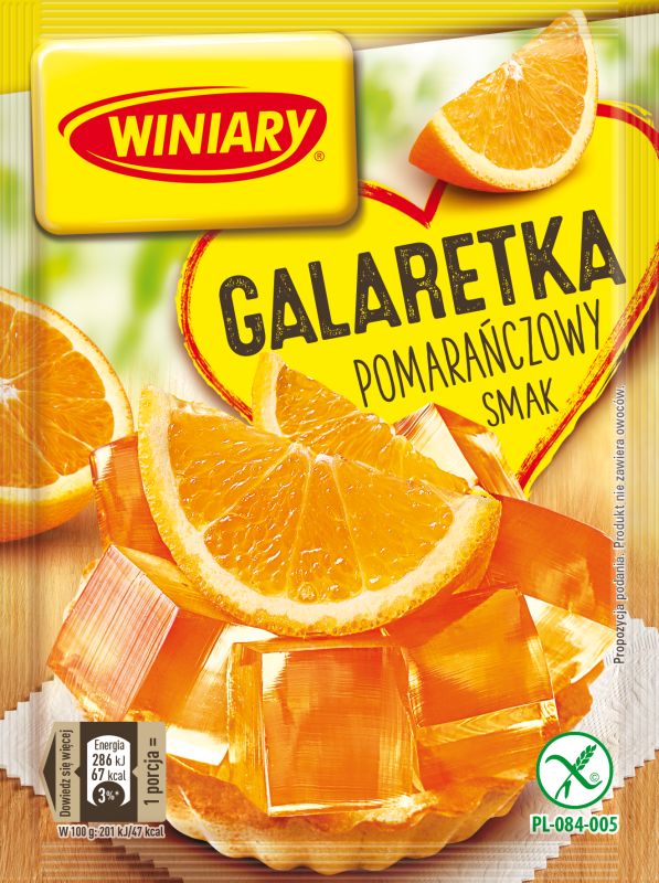 WINIARY GALARETKA POMARANCZOWA 71G\22szt