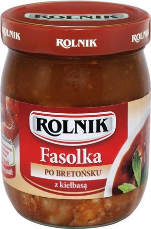 ROLNIK FASOLKA PO BRETONSKU Z KIELBASA 500G !