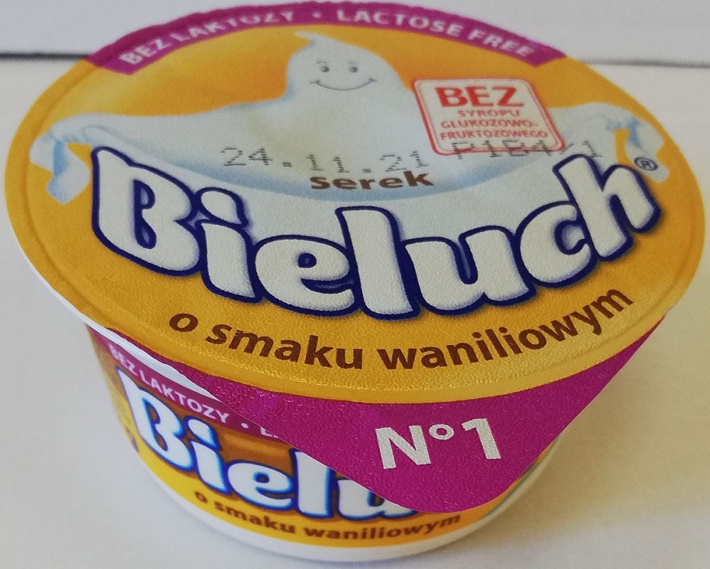 BIELUCH SEREK WANILIOWY BEZ LAKTOZY 150G\1szt