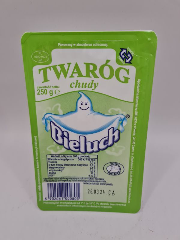 BIELUCH TWAROG CHUDY 250G\1szt