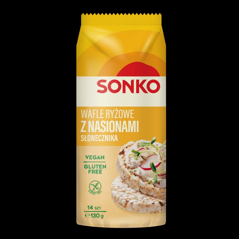 SONKO WAFLE RYZOWE SLONECZNIK 130G\1szt