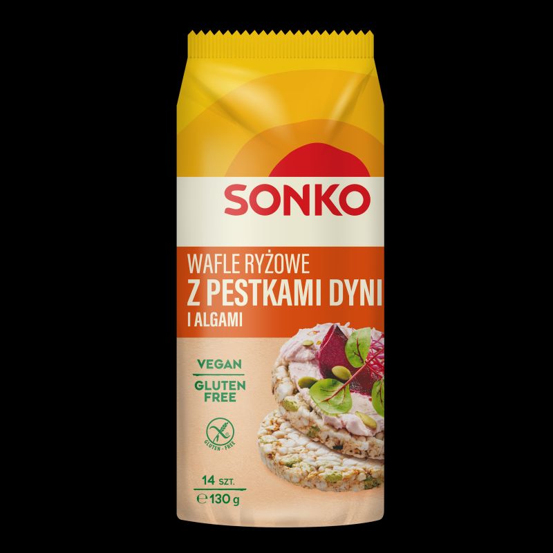 SONKO WAFLE RYZOWE PESTKI DYNI 130G\1szt