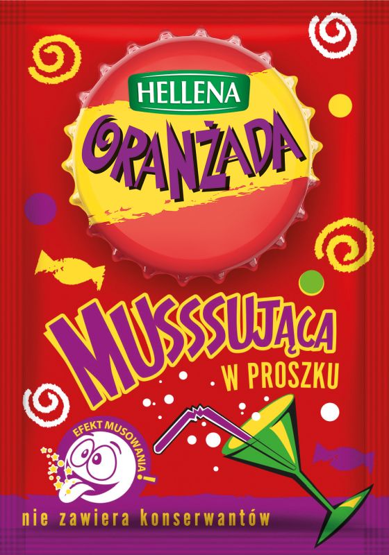 HELLENA ORANZADA W PROSZKU CZERWONA 18G\1szt