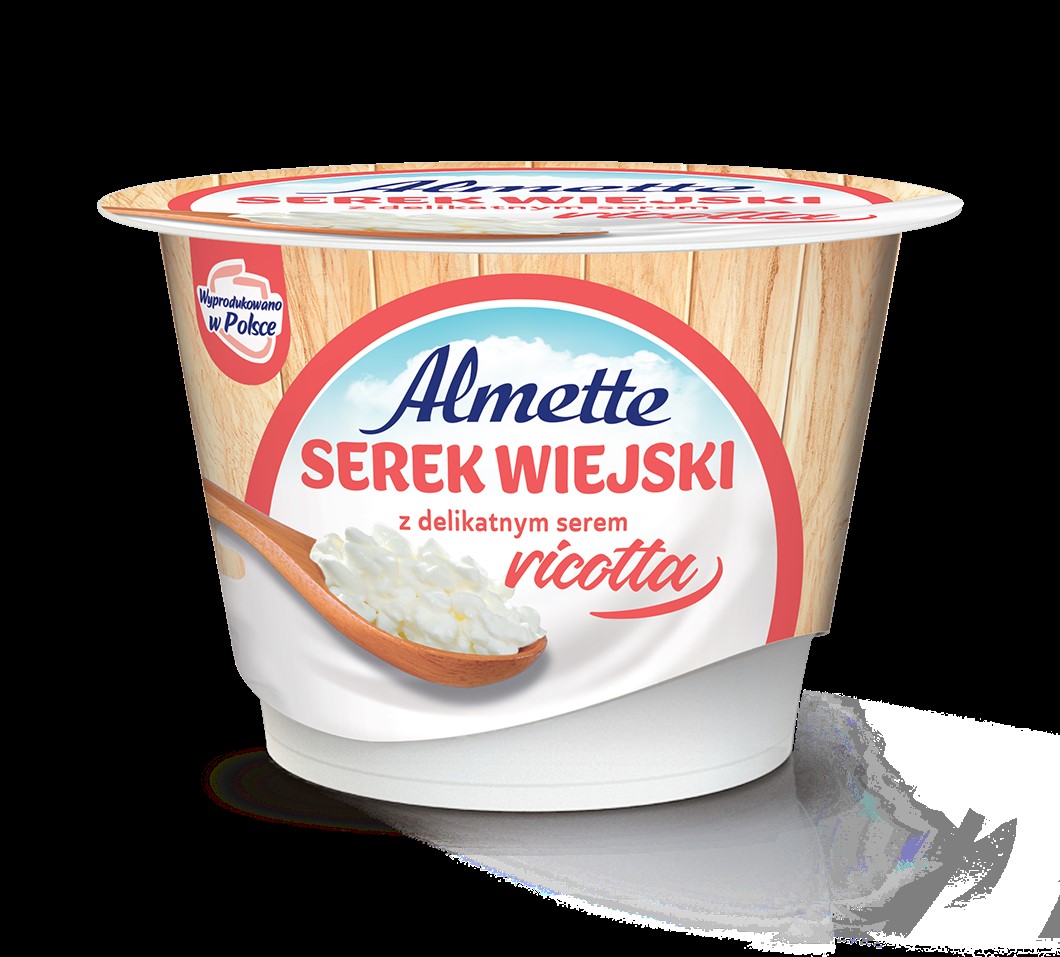 ALMETTE SEREK WIEJSKI RICOTTA 150G/12 SZT