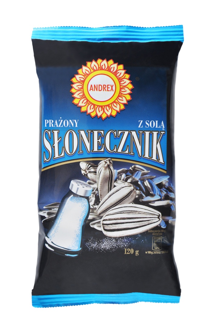 ANDREX SLONECZNIK PRAZONY Z SOLA 120G/30SZT