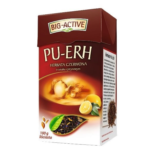 BIG ACTIVE HERBATA PU-ERH CYTRYNA 100G\1szt