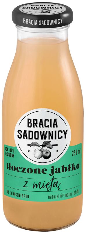 BRACIA SADOWNICY SOK JABLKO MIETA 250ML\1szt