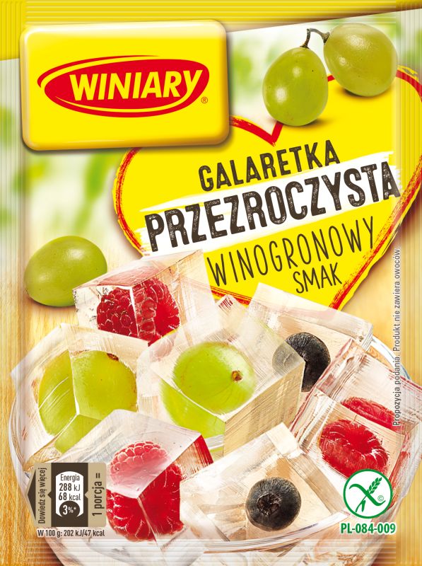 WINIARY GALARETKA WINOGRONO PRZEZROCZYSTA 71G\1szt