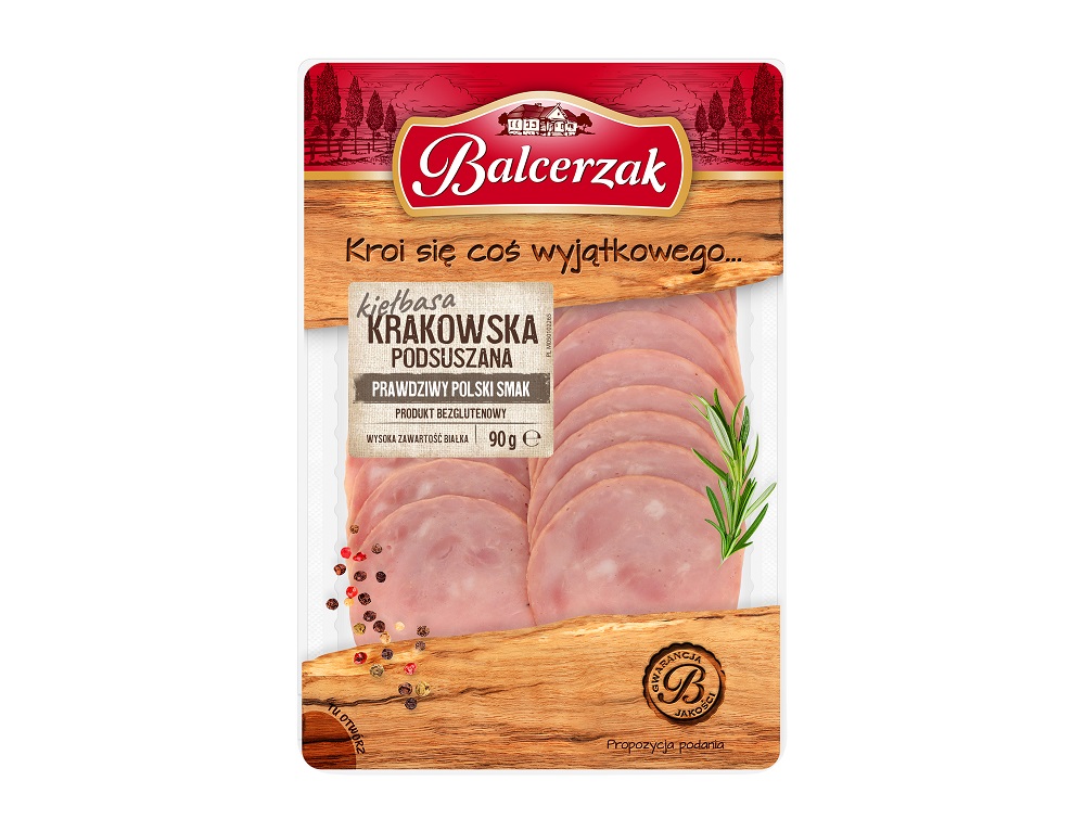 BALCERZAK KIELBASA KRAKOWSKA PODSUSZANA 90G